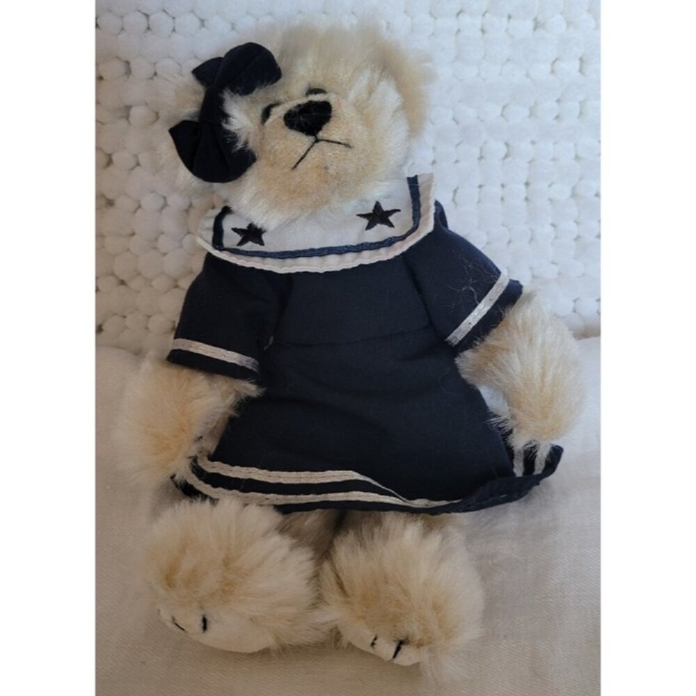 3/$20 TY Attic Treasures Breezy Bear Vintage 1993 Retired jointed hat PLUSH Toy